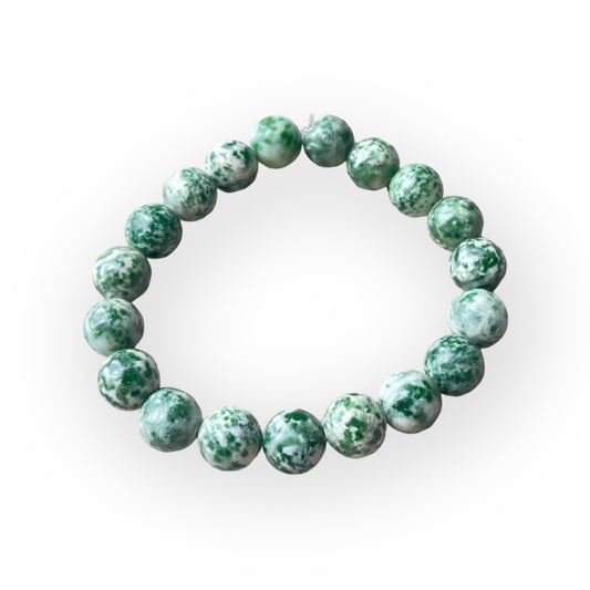 Green Tree Agate Bracelet