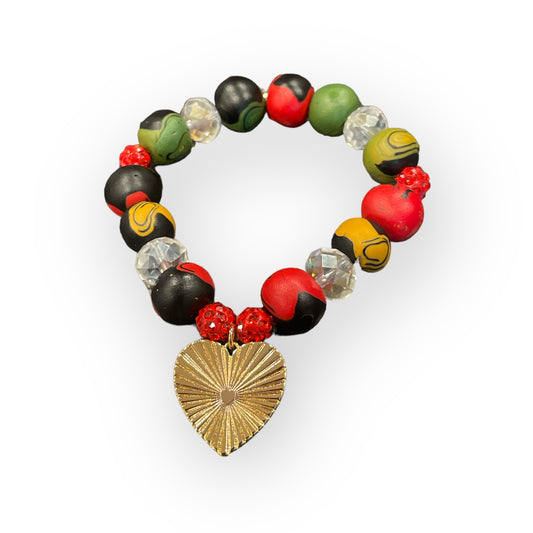 Juneteenth love jewel bracelet