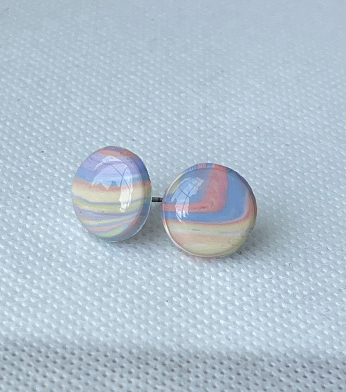 Pastel swirl Studs