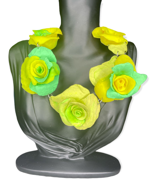 Honeydew melon St. Rose necklace