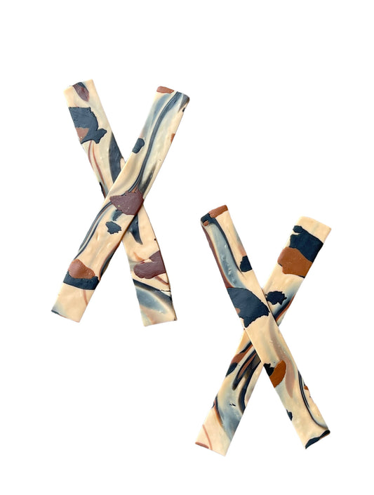 X factor cheetah earrings