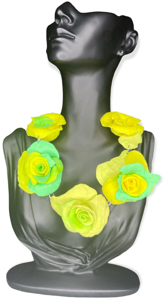 Honeydew melon St. Rose necklace