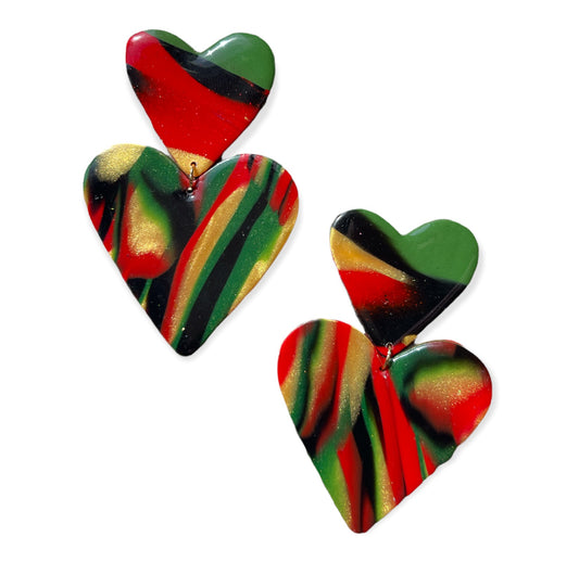 Melanin princess earrings