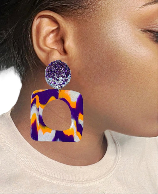 Hot spot earrings