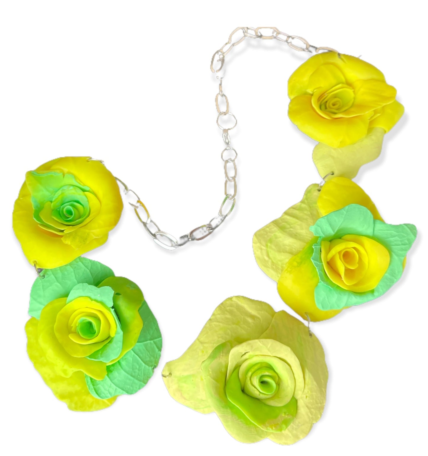 Honeydew melon St. Rose necklace