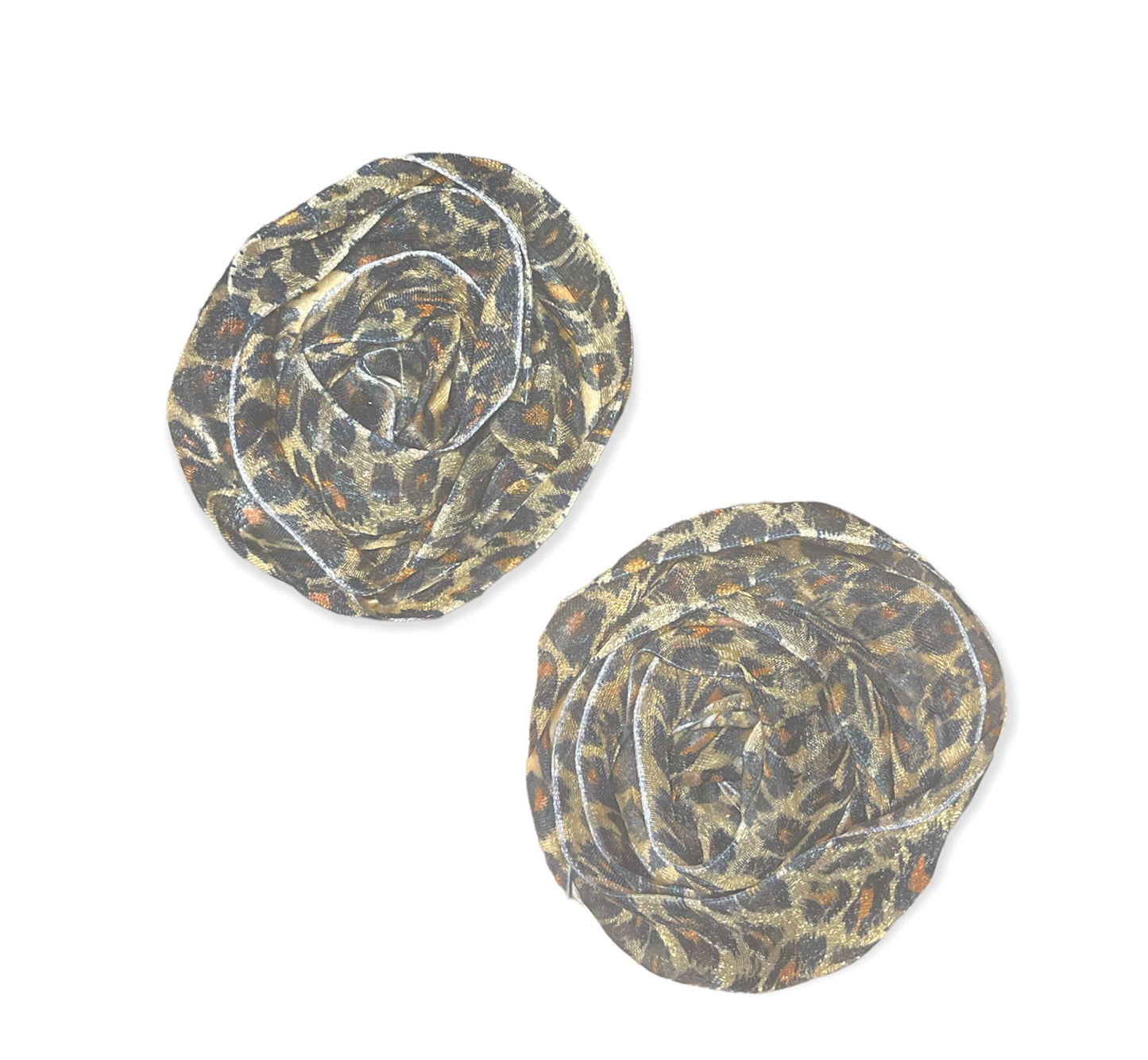 Textured Rose earrings