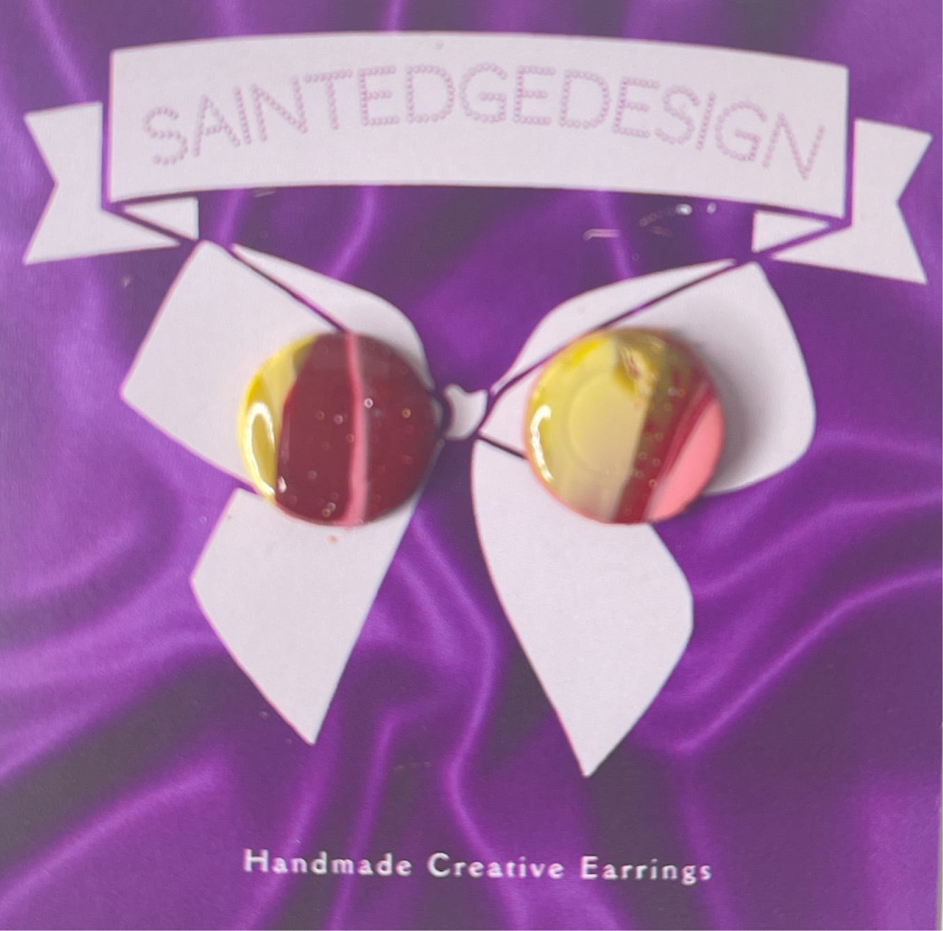 Lemonade punch stud earring