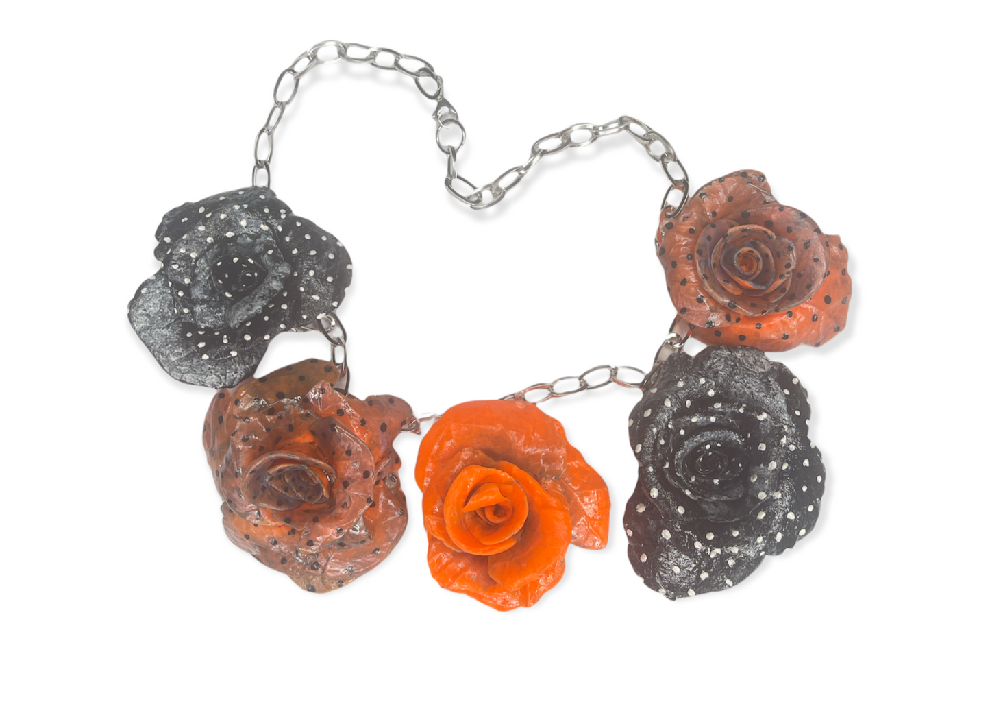 Polka dot St. Rose necklace