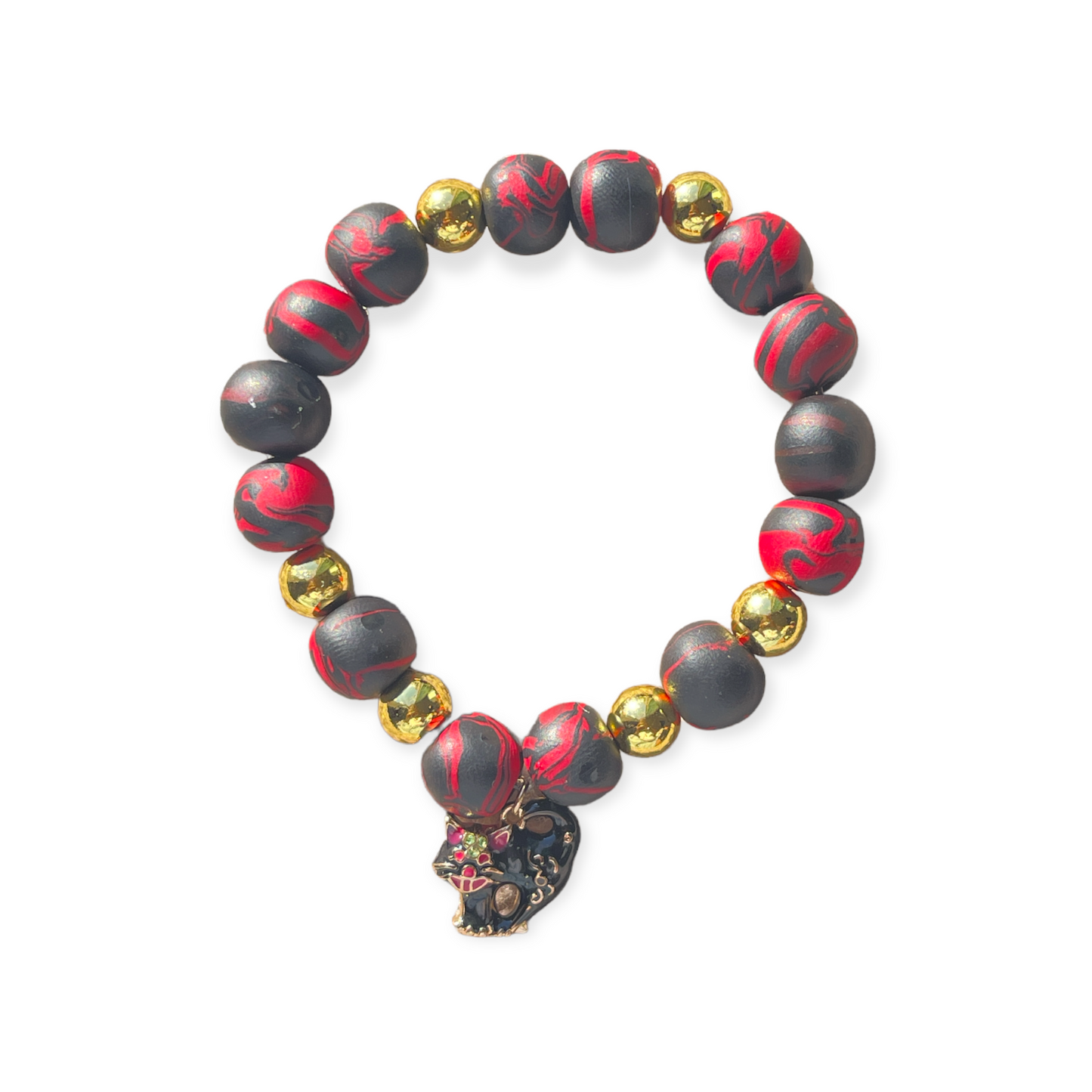 Scary cat bracelet