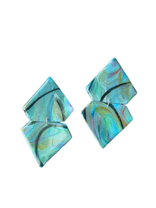 Island lake earrings