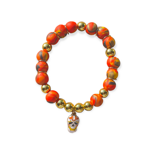 Sugar skull bracelet
