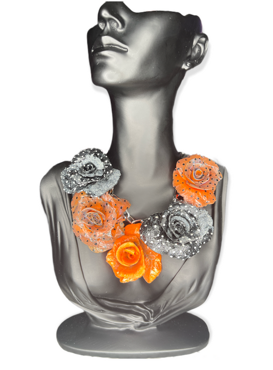 Polka dot St. Rose necklace