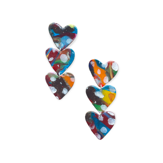 Tropical love earrings