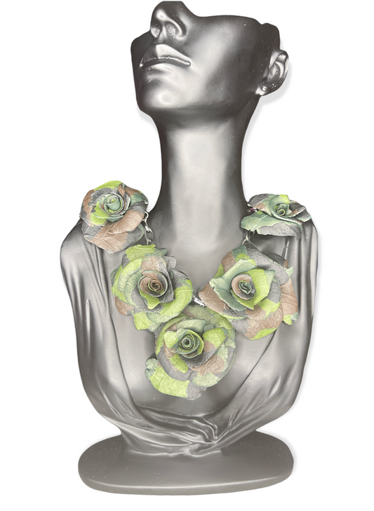 Camo St. Rose necklace