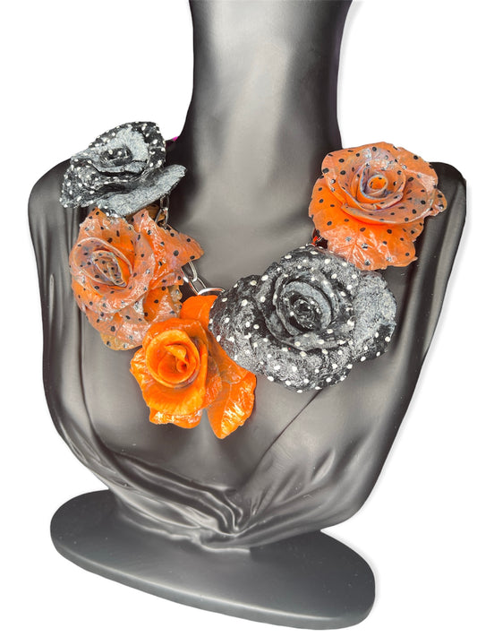 Polka dot St. Rose necklace