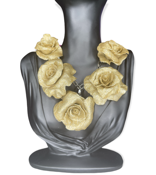 Champagne St. Rose necklace