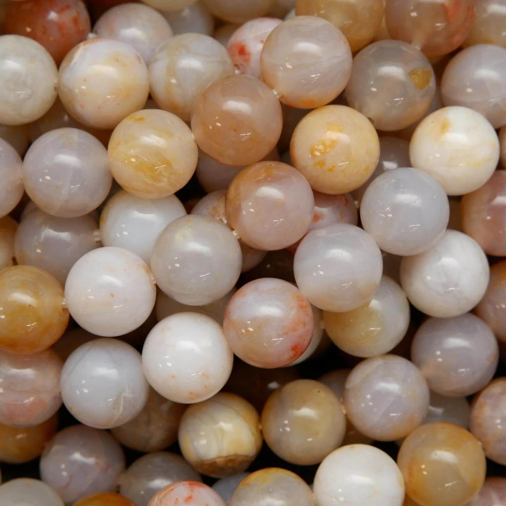 Winter Blossom Agate bracelet