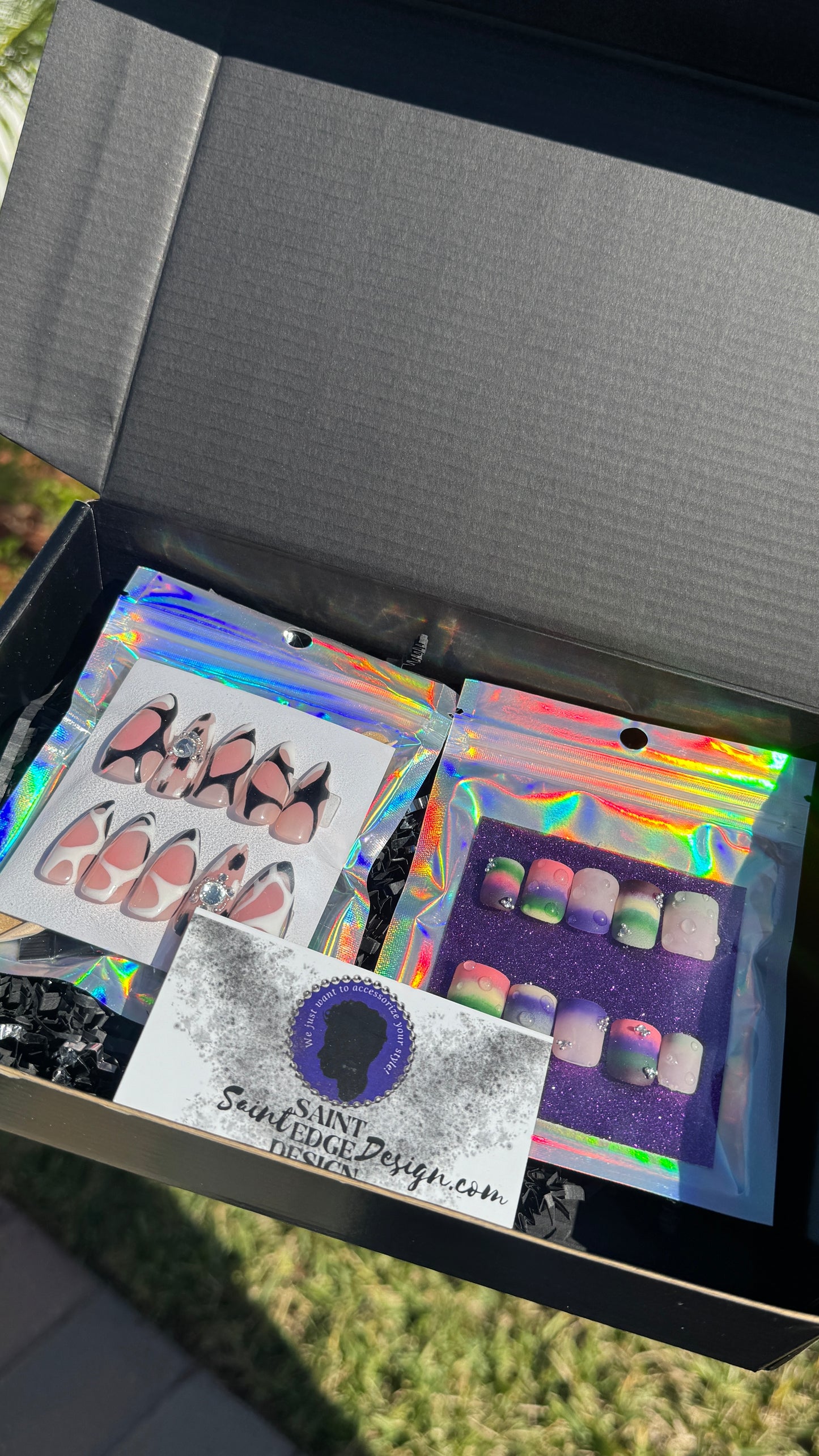 Custom Press On Nail Set | Saint Edge Nails