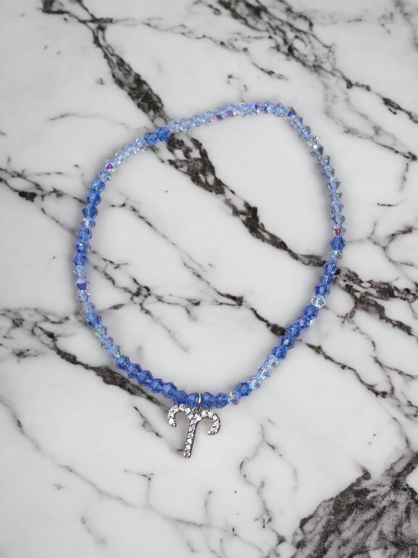 Zodiac sign anklet