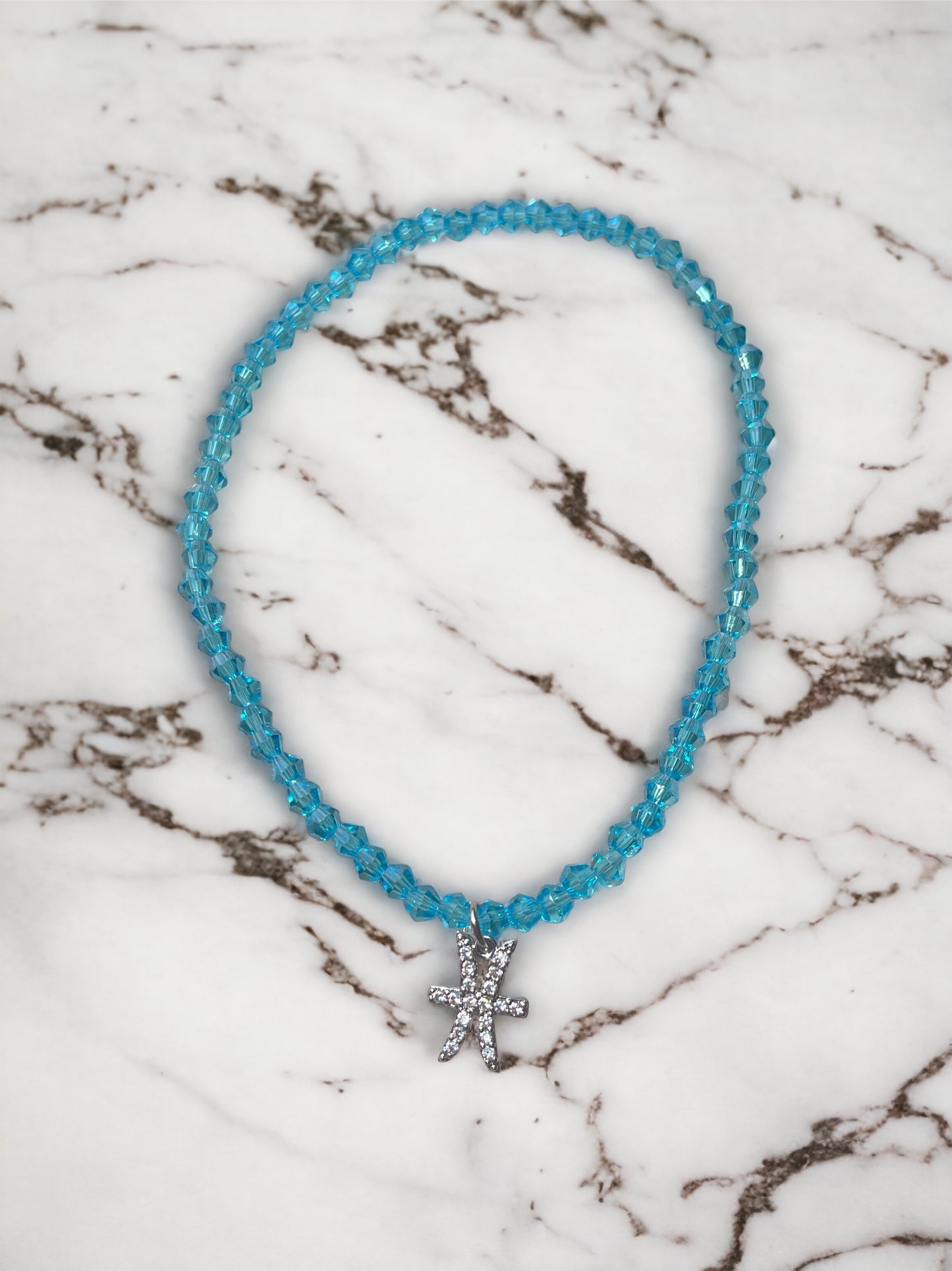 Zodiac sign anklet