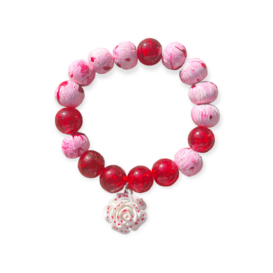 Bloody rose bracelet