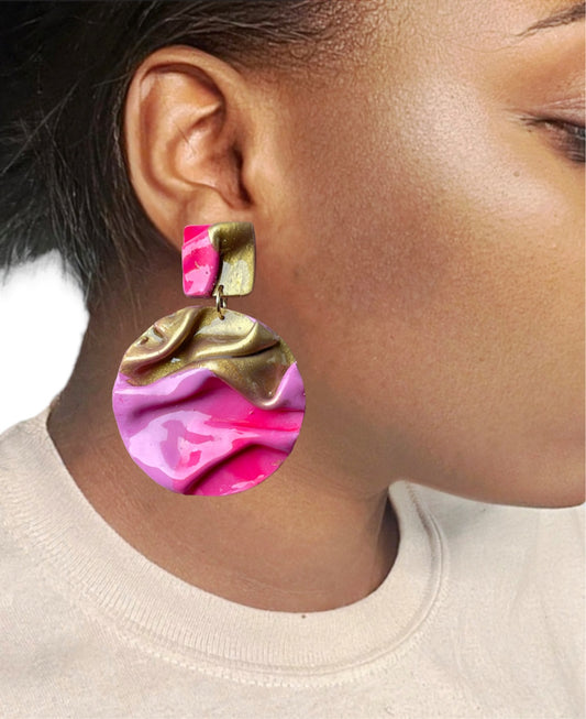 Sassy silk earrings