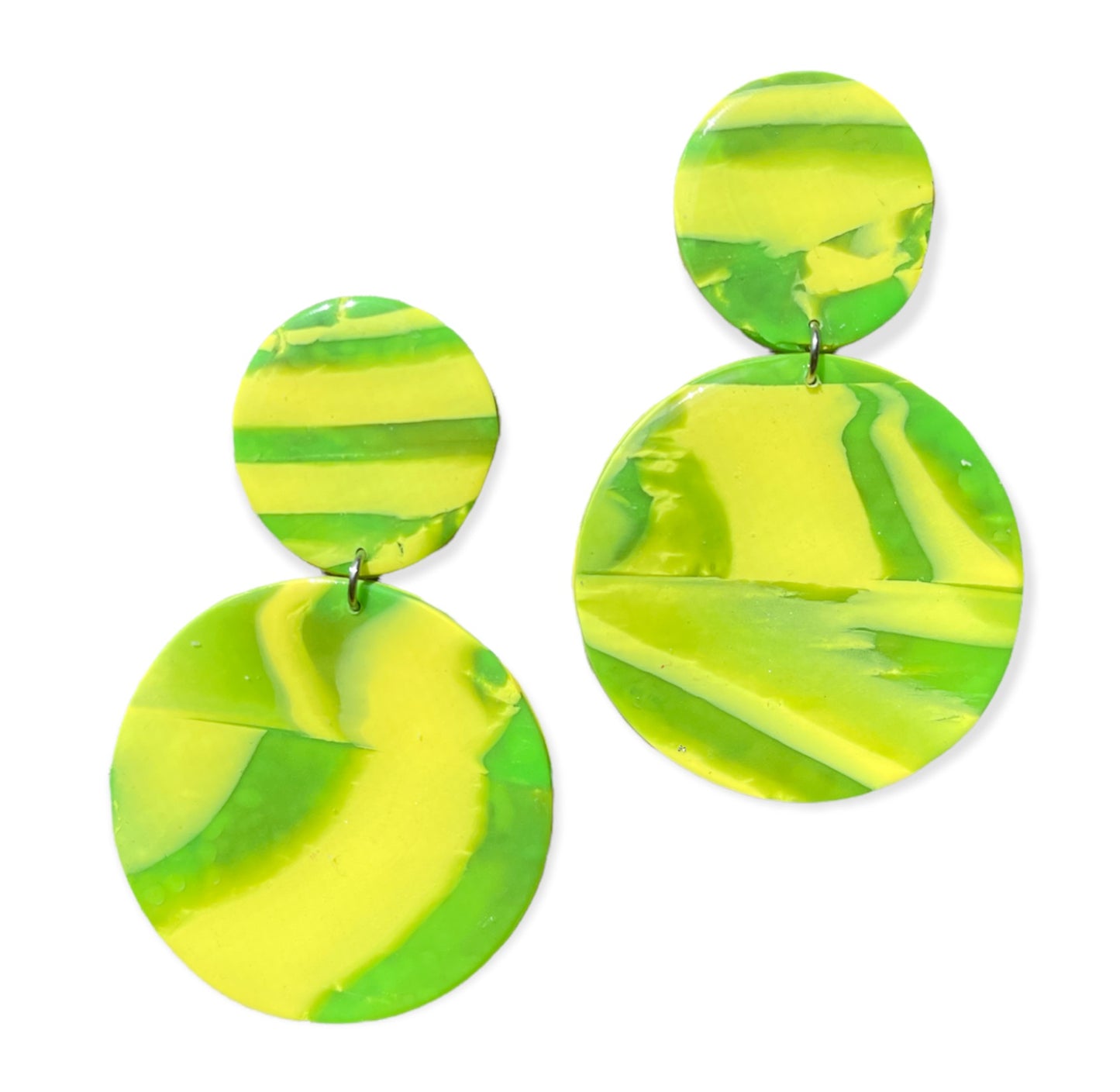 Lemon lime earrings