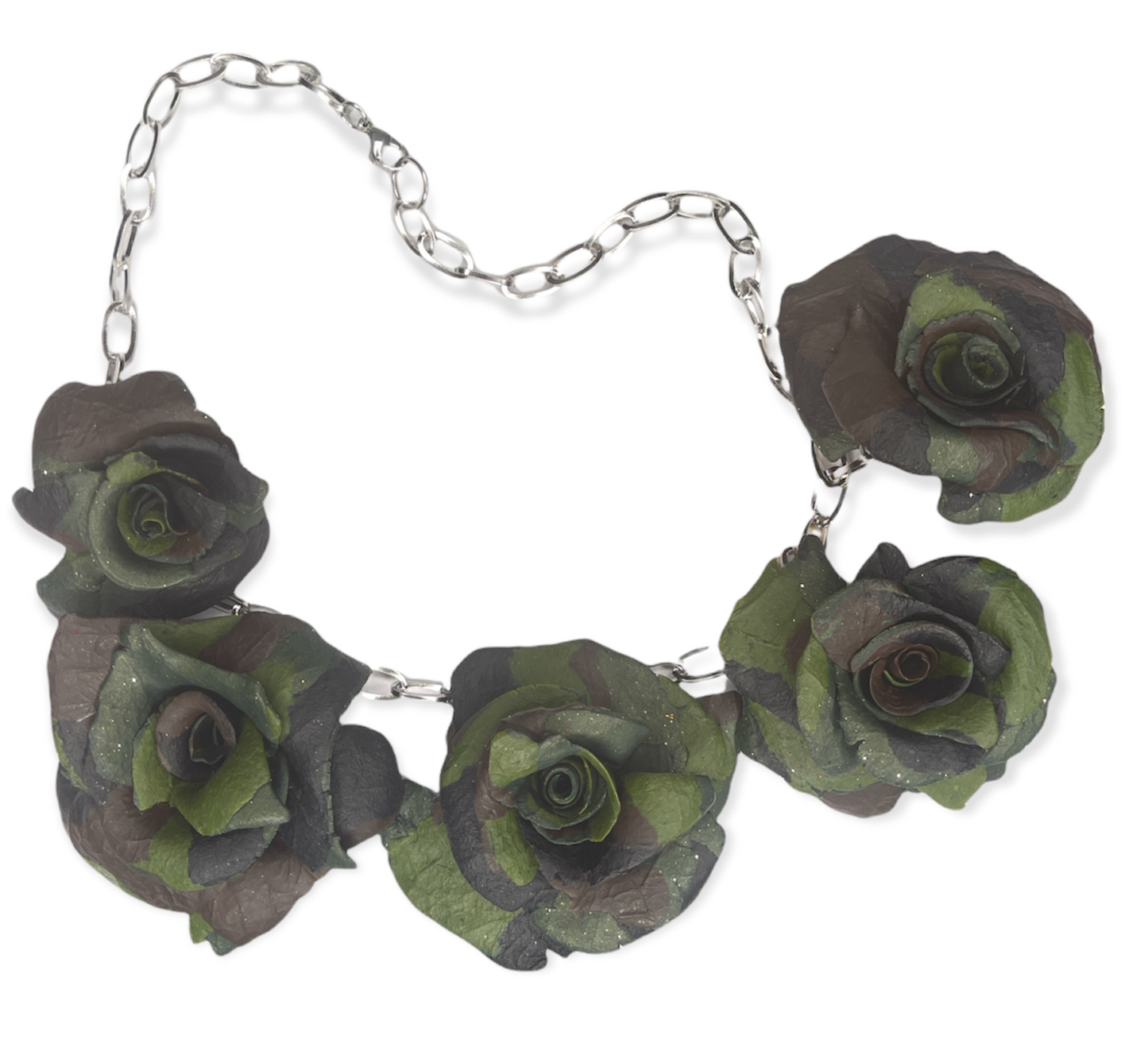 Camo St. Rose necklace