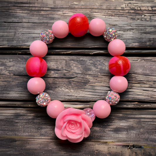 Rose jewel bracelet