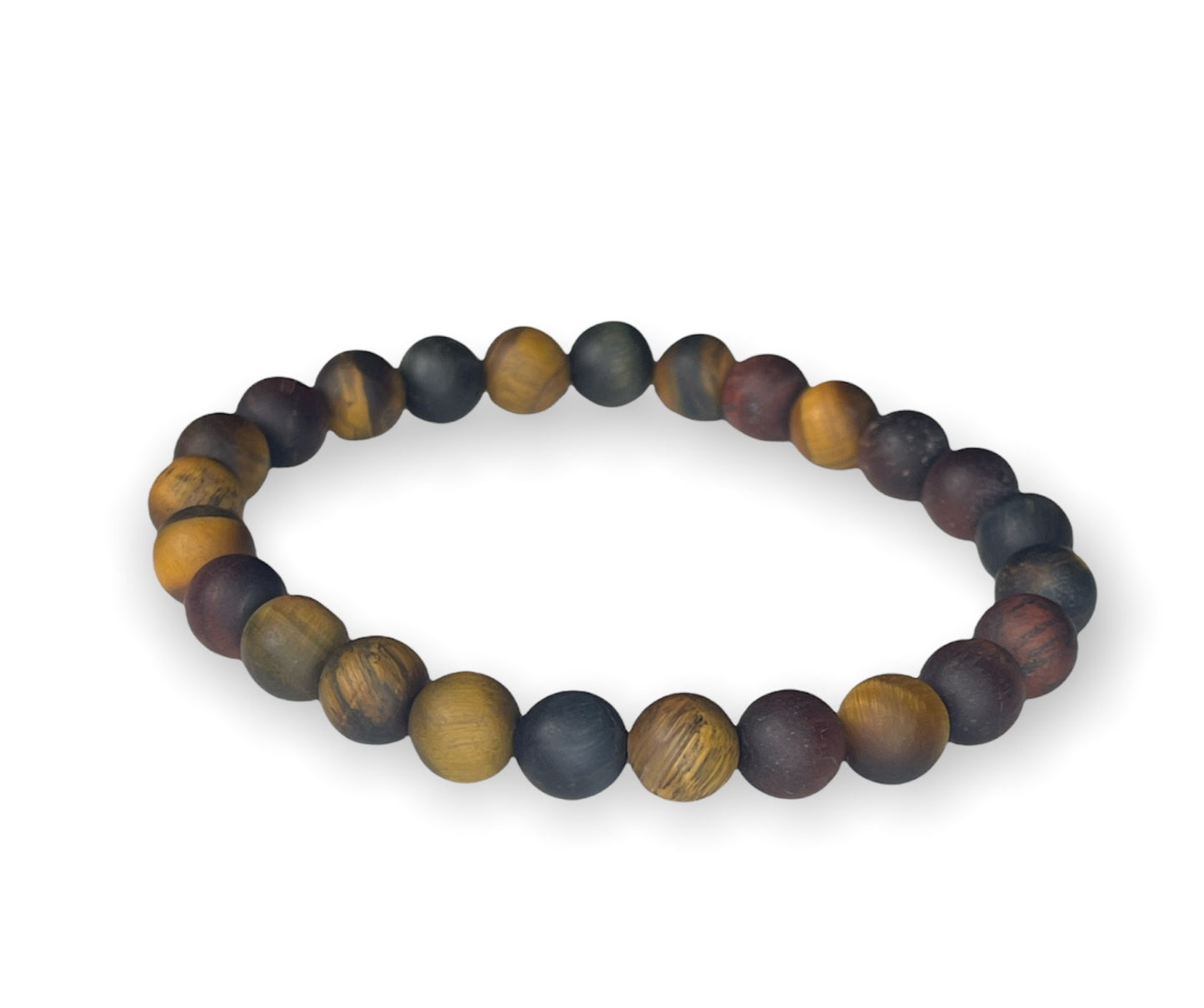 Mixed Tiger’s eye beaded bracelet