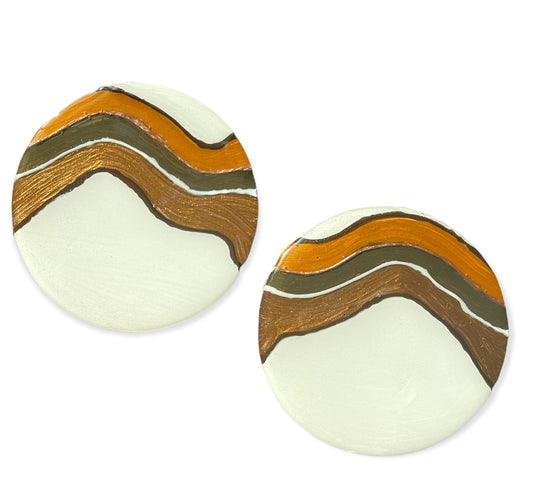 Grand Canyon wooden earrings