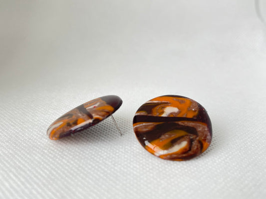 Reese swirl stud earrings