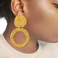 Golden curve earrings