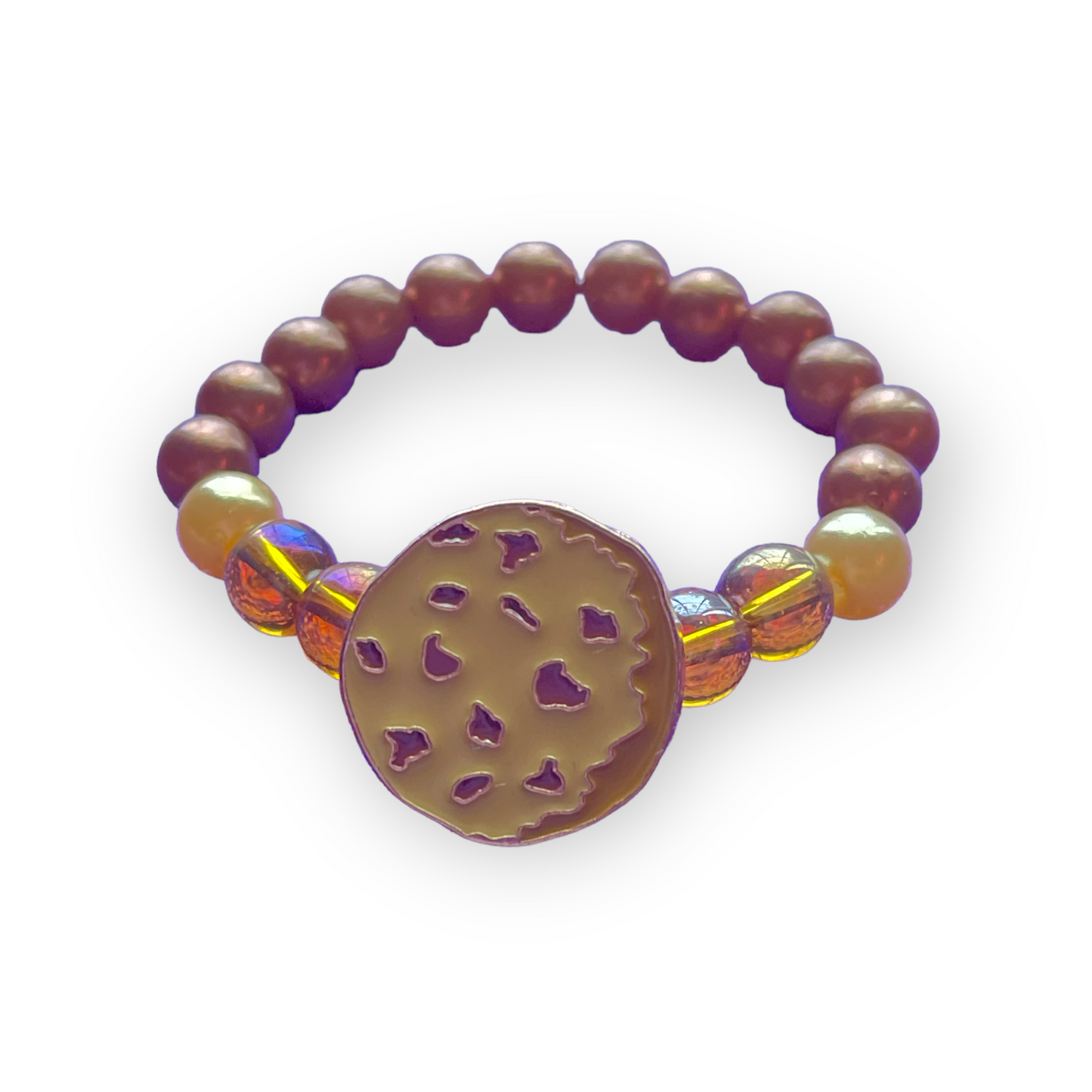 Chocolate chip cookie bracelet