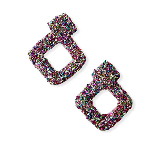 Razzle confetti earrings