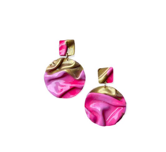 Sassy silk earrings